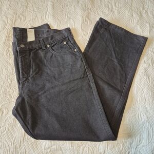 Harley Davidson womens size 18R irregular black jeans, all logos removed NWOT